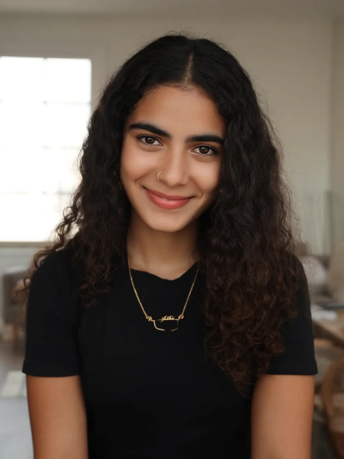 High-Volume Natural Chocolate Brown Curls